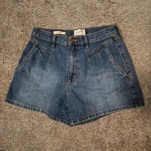 Western High Waisted Denim Mom Shorts Universal Thread